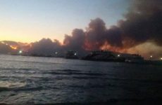 Ανεξέλεγκτη η πυρκαγιά στην Νεάπολη Λακωνίας-Αναγκαστική προσγείωση Καναντέρ