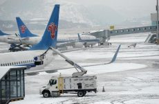 Δεκάδες ακυρώσεις σε πτήσεις στην Κίνα λόγω χιονοπτώσεων