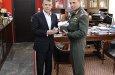 Συνάντηση περιφερειάρχη Θεσσαλίας με το νέο διοικητή της 1ης Ταξιαρχίας Αεροπορίας Στρατού