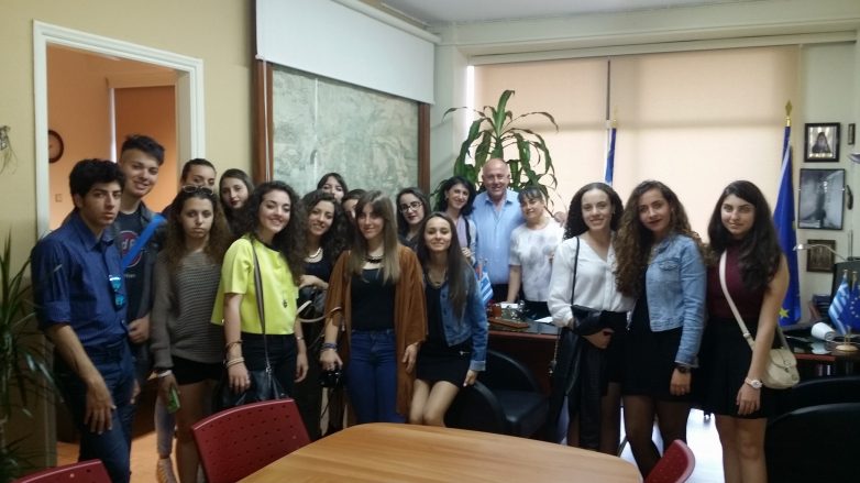 Επίσκεψη Ιταλών μαθητών στο Δήμο Ρήγα Φεραίου
