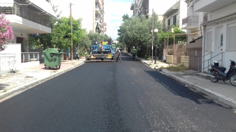 Σε εξέλιξη έργα οδοποιίας στη Νέα Ιωνία