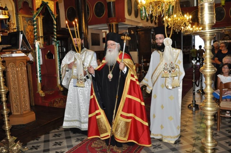 Λαμπρός εορτασμός της Αγίας Παρασκευής στη Μητρόπολη Δημητριάδος