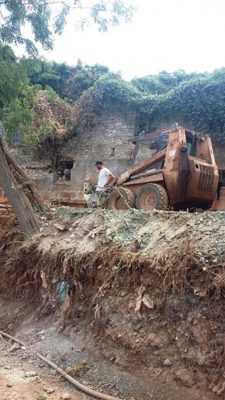 Εργασίες αναστήλωσης της παλαιάς Ιεράς Μονής Ξενιάς