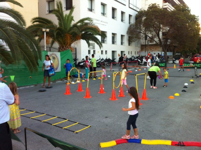 Street tennis στην παραλία του Βόλου