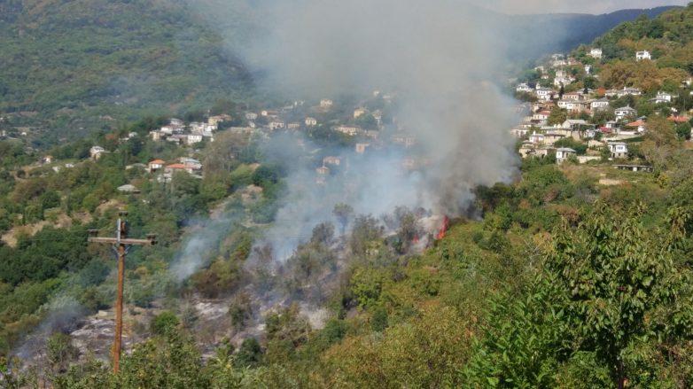 Προσαγωγή δύο ατόμων για τη φωτιά στον Άγιο Λαυρέντιο