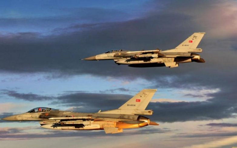 Παραβιάσεις του εθνικού εναερίου χώρου από τουρκικά αεροσκάφη