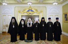 Συνάντηση  Μητροπολίτου Δημητριάδος Ιγνατίου με τον Πατριάρχη Μόσχας Κύριλλο