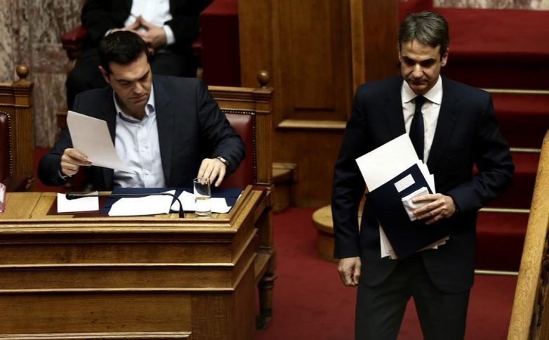 Προβάδισμα 6,3% για τη ΝΔ έναντι του ΣΥΡΙΖΑ σε νέα δημοσκόπηση