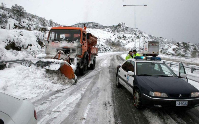 Εγκλωβισμένα οχήματα στην Εγνατία Οδό