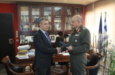 Συνάντηση περιφερειάρχη Θεσσαλίας με το νέο διοικητή της 1ης Στρατιάς, αντιστράτηγο Δημόκριτο Ζερβάκη