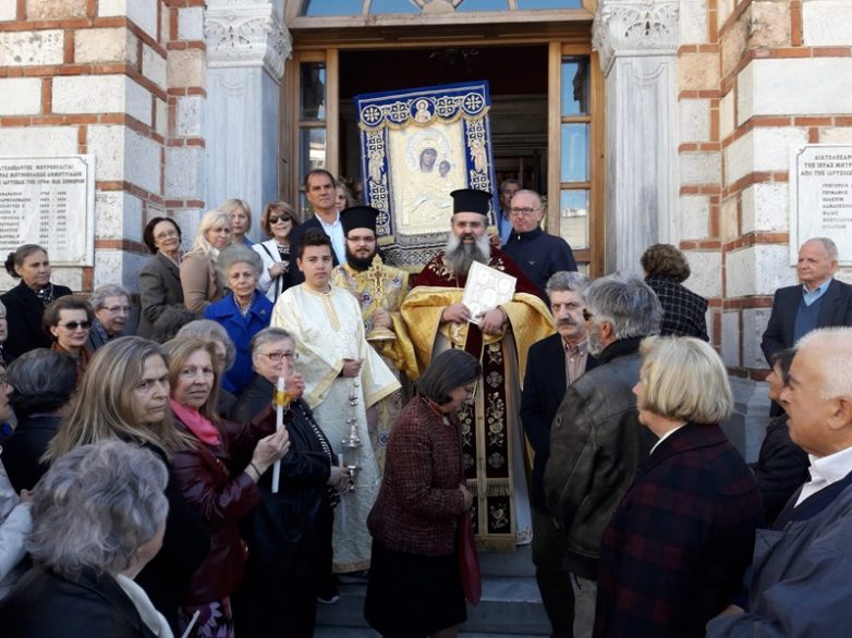 Εορτάστηκε η Σύναξη της Ι.Εικόνος της Παναγίας Βηματαρίσσης στο Βόλο