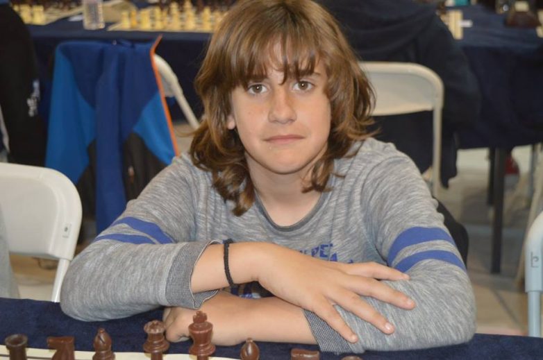 Εξαιρετικός ο 13χρονος Βολιώτης Τσαρσιταλίδης Κων/νος στο Διεθνές Τουρνουά Σκάκι Καβάλας