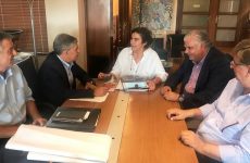 Σύσκεψη υπουργού Πολιτισμού Λ. Κονιόρδου με τον περιφερειάρχη Θεσσαλίας  και τον δήμαρχο Καλαμπάκας