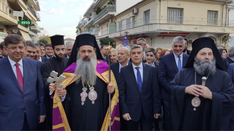 Ενθρόνιση του νέου μητροπολίτη Σταγών &  Μετεώρων Θεοκλήτου