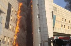 Μεγάλη πυρκαγιά σε νοσοκομείο της Κωνσταντινούπολης