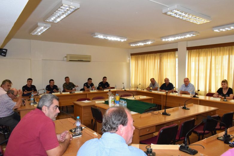 Έκτακτη Συνεδρίαση Συντονιστικού Οργάνου Πολιτικής Προστασίας Δήμου Ρήγα Φεραίου