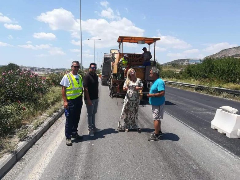 Τεχνικές και ασφαλτικές εργασίες στο επαρχιακό οδικό δίκτυο του Δήμου Ρήγα Φεραίου