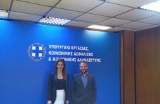 Συνάντηση Αλέξανδρου Μεϊκόπουλου με την Υπουργό Εργασίας Έφη Αχτσιόγλου