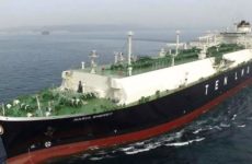 Η Ρεβυθούσα «υποδέχθηκε» το πλοίο «Maria Energy» με το υγροποιημένο φυσικό αέριο