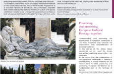 Αντίτυπα του ενημερωτικού εντύπου του ΥΠΠΟΑ για την Ελληνική Πολιτιστική Διαδρομή των Κοιμητηρίων