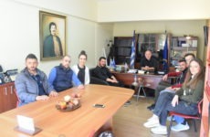 Εθιμοτυπική επίσκεψη Συλλόγου Περιβολιωτών στον δήμαρχο Ρήγα Φεραίου