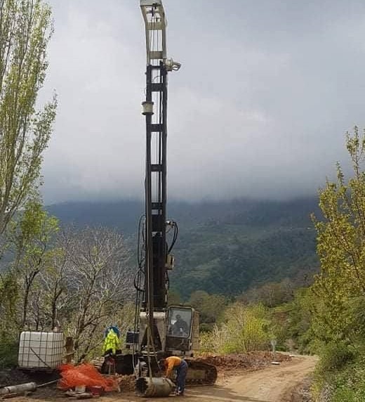 Υψώθηκαν τα τοιχία αντιστήριξης στη Δράκεια