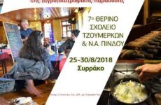 7ο Θερινό Σχολείο: Τρωγοπίνοντας. Πολιτισμικές και κοινωνικές προσεγγίσεις της (αγρο)διατροφικής παράδοσης