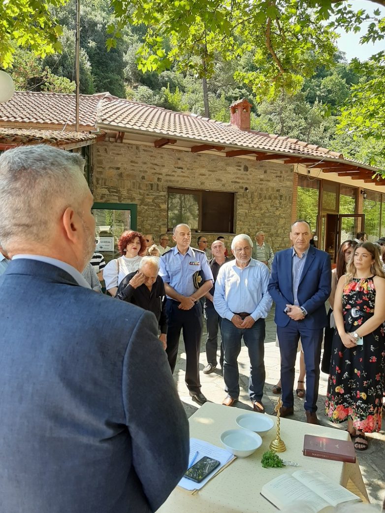 Στα εγκαίνια  έναρξης της λουτρικής περιόδου στα Λουτρά Σμοκόβου ο Νικ. Ντίτορας