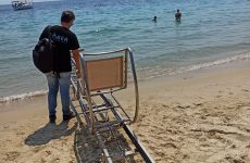 Σύστημα αυτόνομης πρόσβασης ΑμεΑ (Seatrac) στην παραλία Κουκουναριές της Σκιάθου