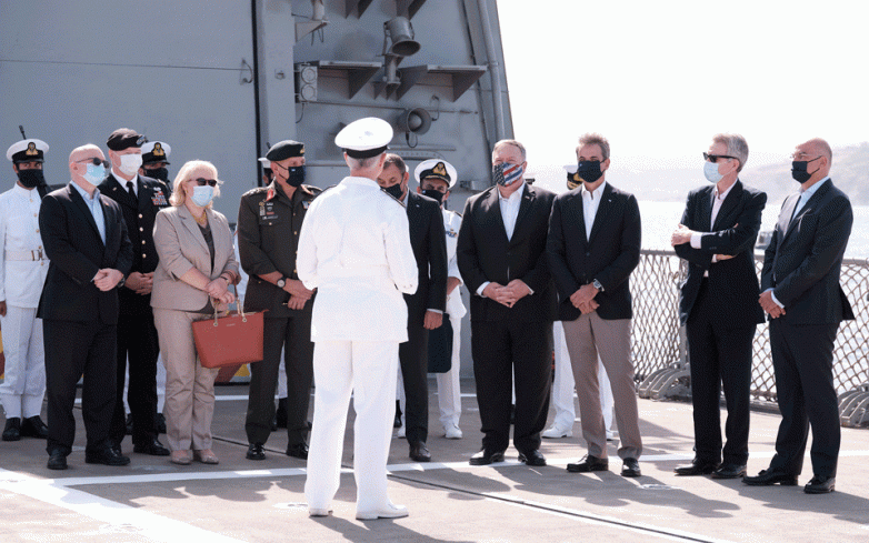 Πομπέο: Μόνιμα στην Σούδα το πολεμικό πλοίο Hershel «Woody» Williams