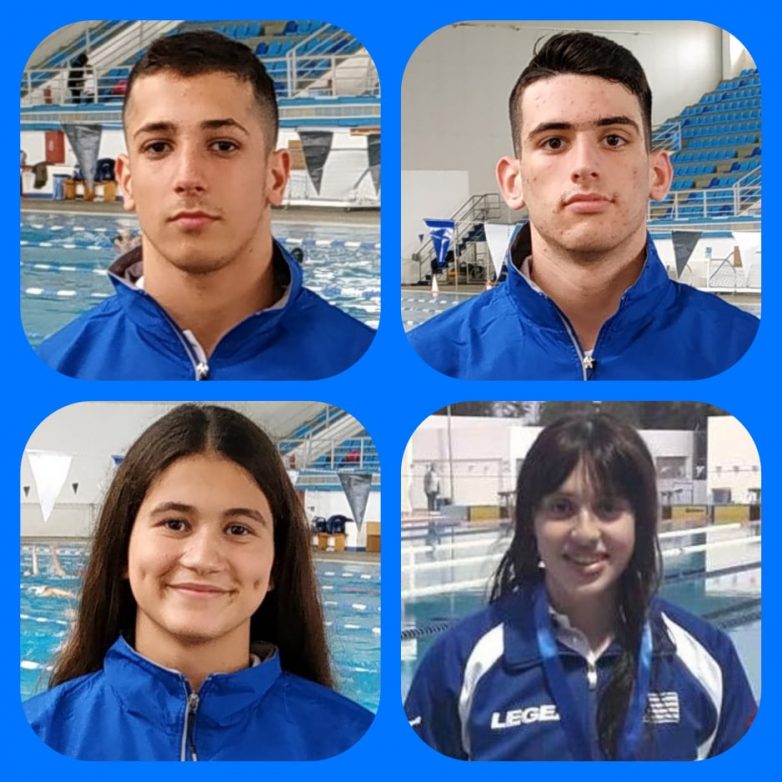 Τέσσερις αθλητές κολύμβησης της Νίκης Βόλου στις προεθνικές ομάδες