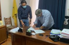 Υπογραφή σύμβασης έργου αποκατάστασης αγωγών διανομής του Φράγματος “Παναγιώτικο” 
