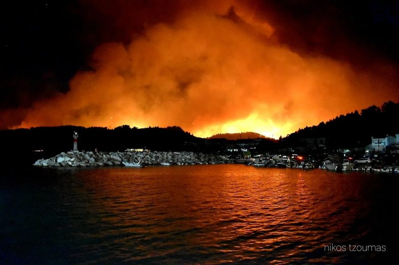 Αλληλέγγυα η Σκιάθος στην Εύβοια