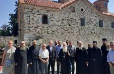 Επίσκεψη Ιγνατίου στην μονή Αγίου Ιωάννου του Θεολόγου Βελίκας Αγιάς