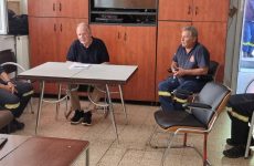 Επίσκεψη Αθανάσιου Λιούπη στην Πυροσβεστική Υπηρεσία Βόλου