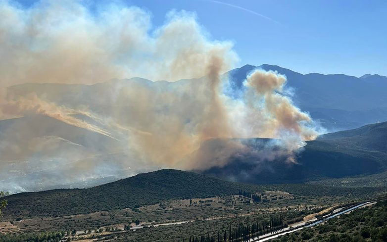 Μάχη με τις φλόγες σε Φωκίδα, Ηλεία και Αργολίδα