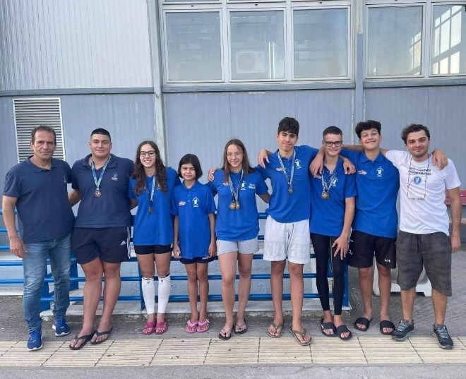 Έντεκα μετάλλια με 7 αθλητές για τη Νίκη Βόλου στο Πανελλήνιο πρωτάθλημα τεχνικής κολύμβησης