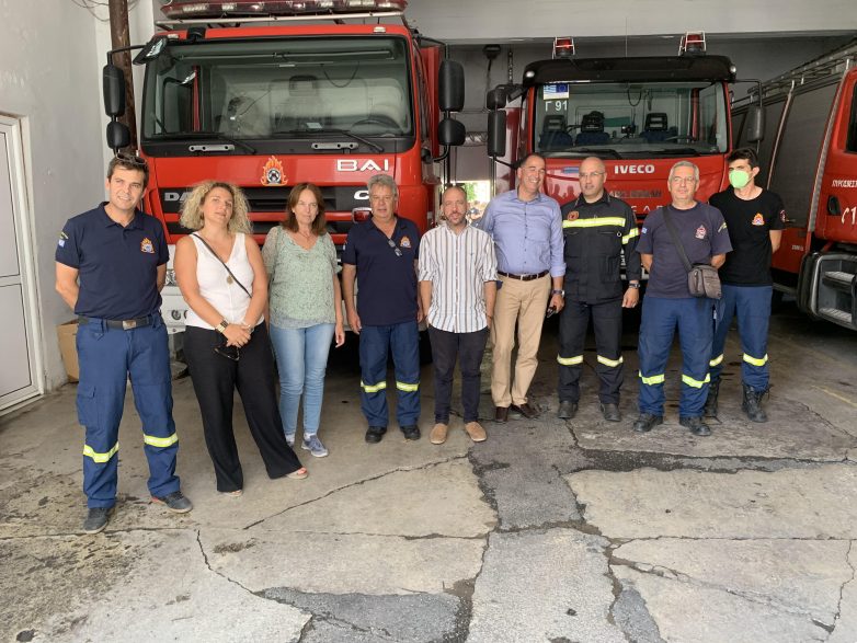 Επίσκεψη κλιμακίου ΣΥΡΙΖΑ- ΠΣ Μαγνησίας στην Πυροσβεστική Υπηρεσία