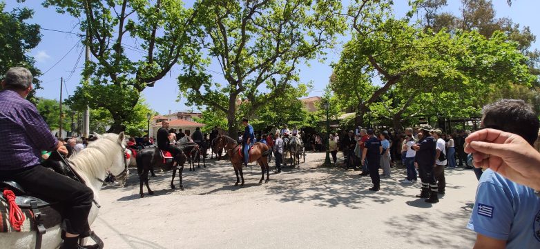 Αναβίωσε το έθιμο  αγιασμού των αλόγων στα Καλά Νερά