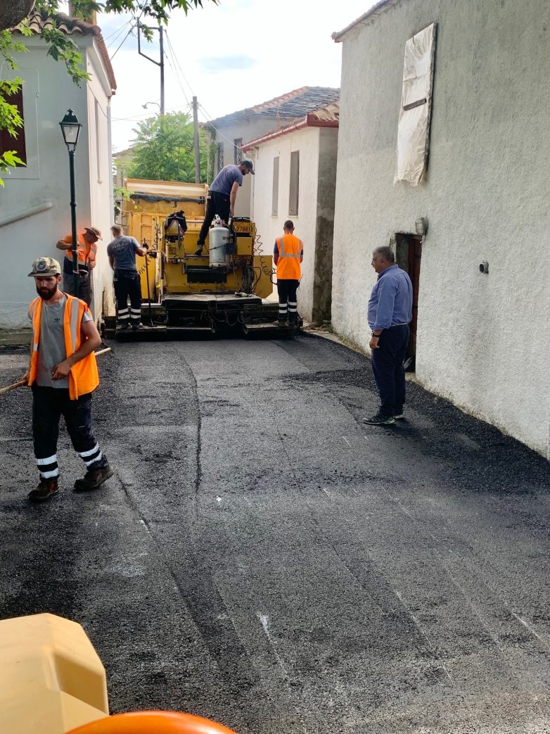 Ασφαλτοστρώσεις σε Αργαλαστή και Άφησσο